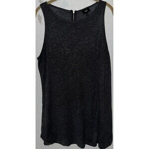 MOSSIMO Tank Top Metallic Gray Women Sz XL
